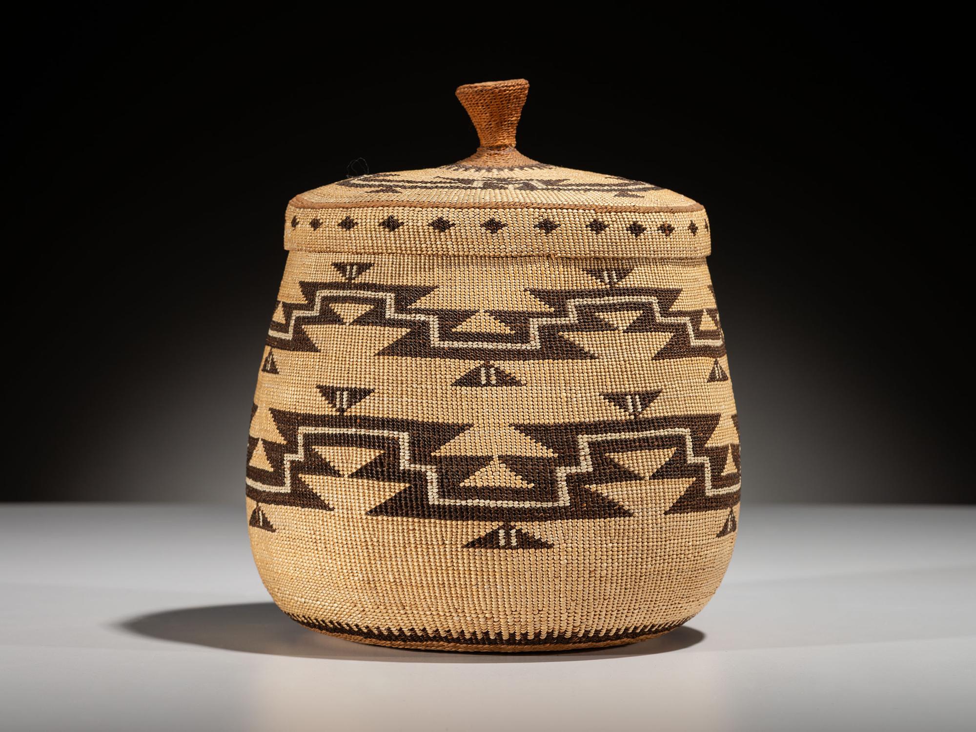 Northern California Lidded Basket