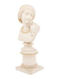 A Copeland Parian Ware Bust of Lesbia