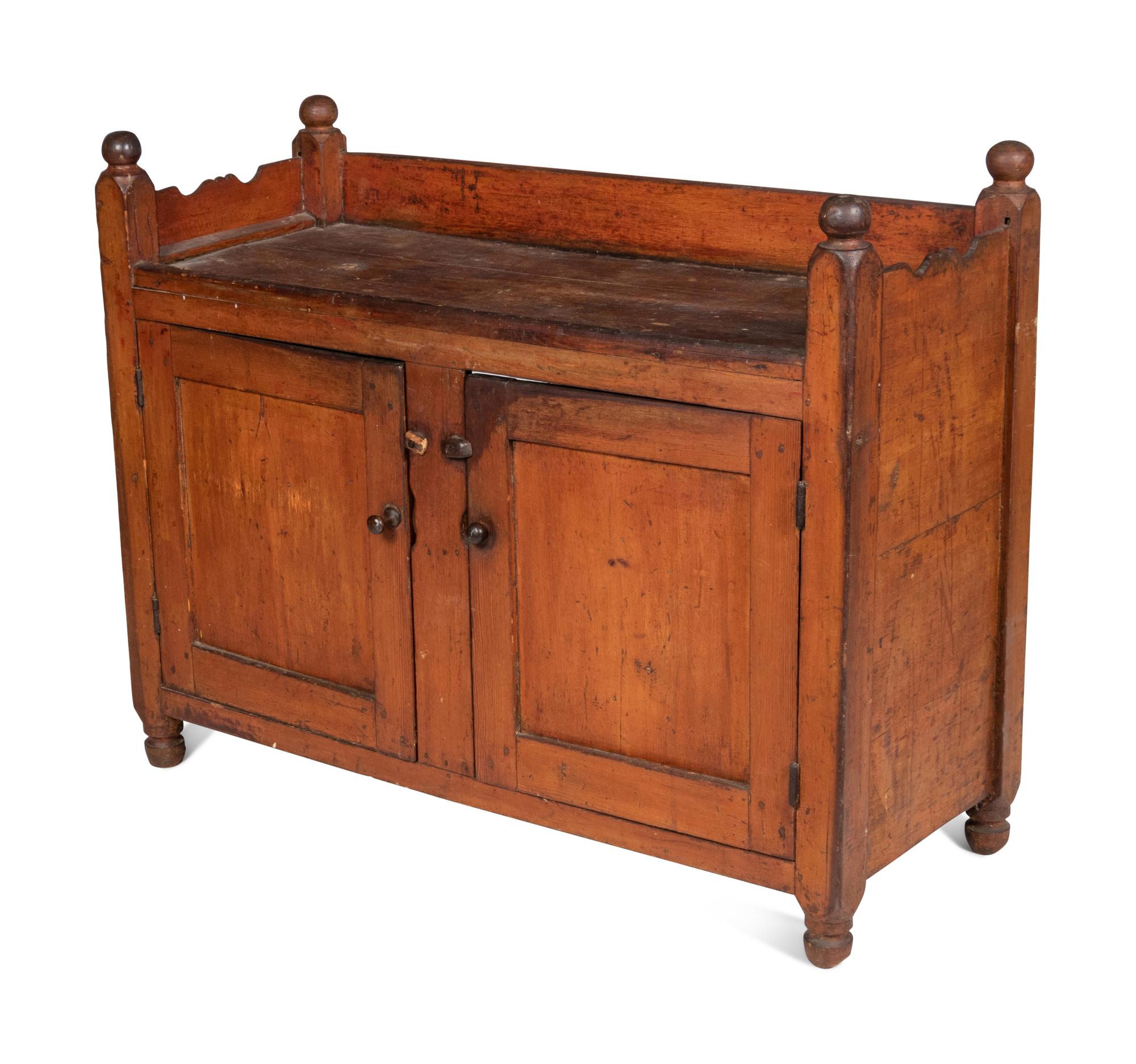 A Country Painted Pine Cupboard