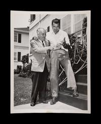 A Group of 22 Original Boxing Photographs Including Joe Louis and Jack Dempsey,