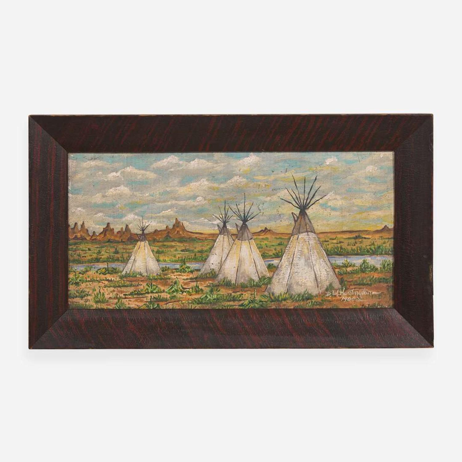 Dwight W. Huntington (American, 1860–1906) Tipis