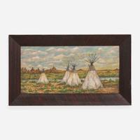 Dwight W. Huntington (American, 1860–1906) Tipis