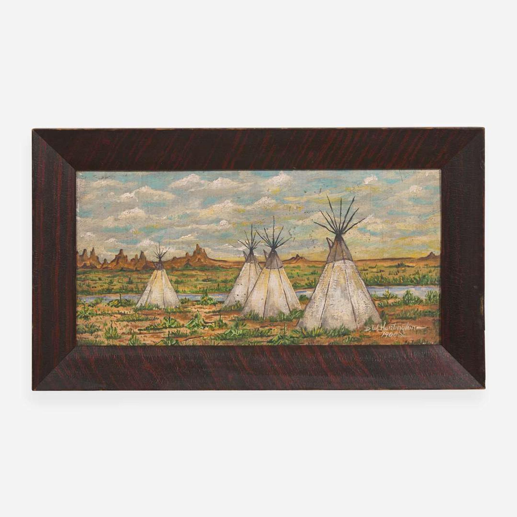 Dwight W. Huntington (American, 1860–1906) Tipis