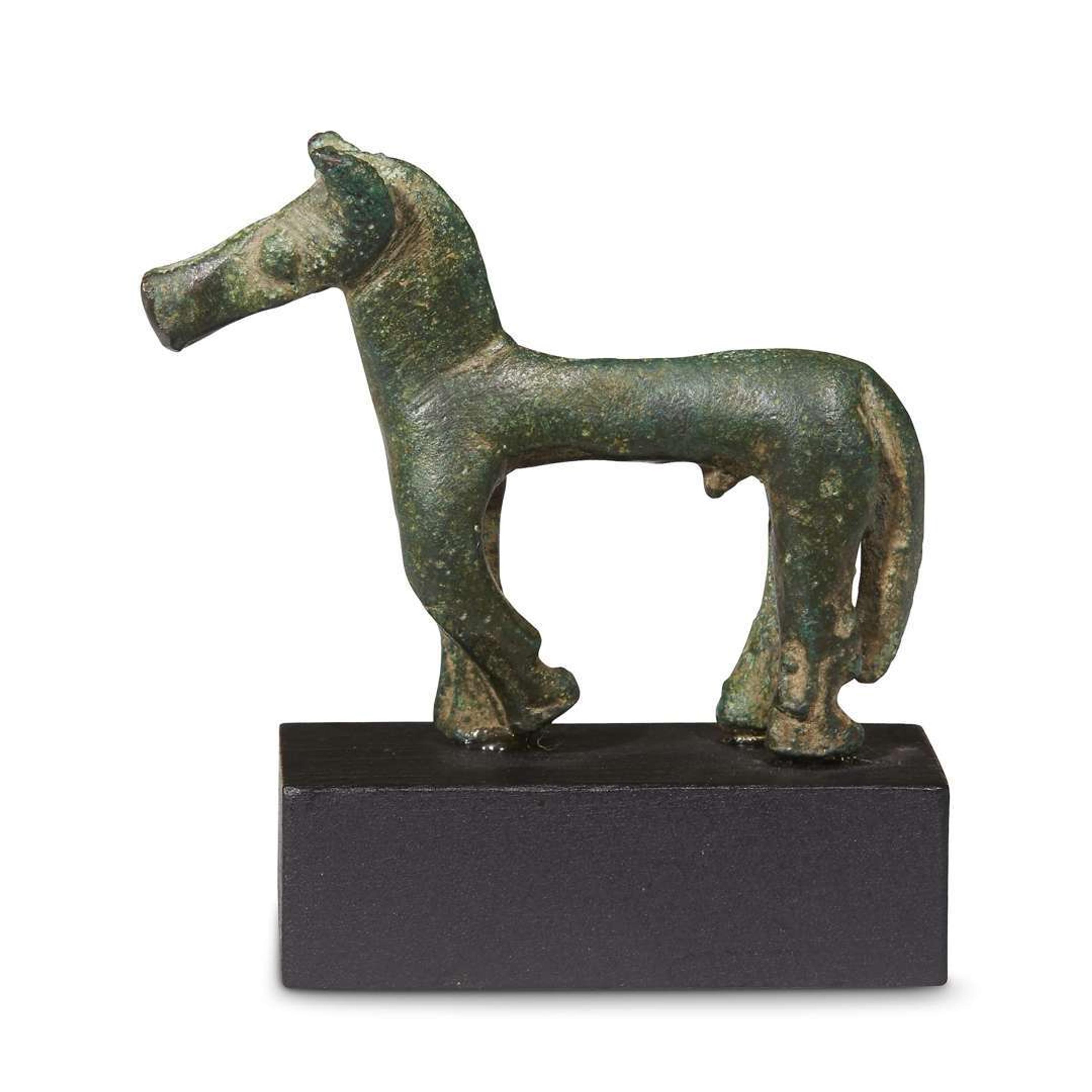 GREEK GEOMETRIC VOTIVE HORSE FROM THE GIAMALAKIS GROUP 750-600 BC
