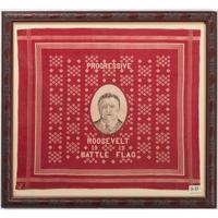 Roosevelt Battle Flag , 1912 Campaign Bandanna