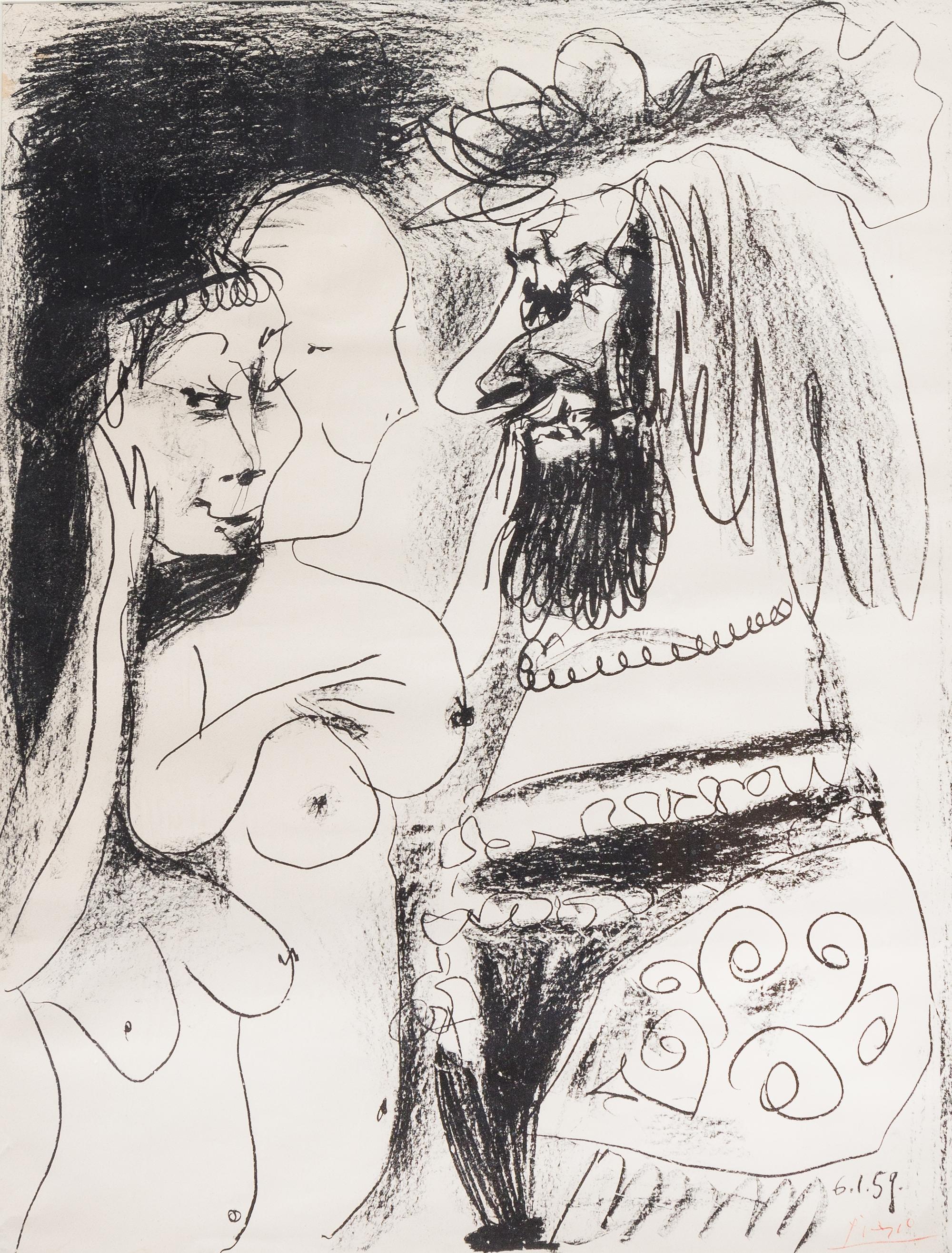 Pablo Picasso, (Spanish, 1881-1973), Le Vieux Roi, 1959