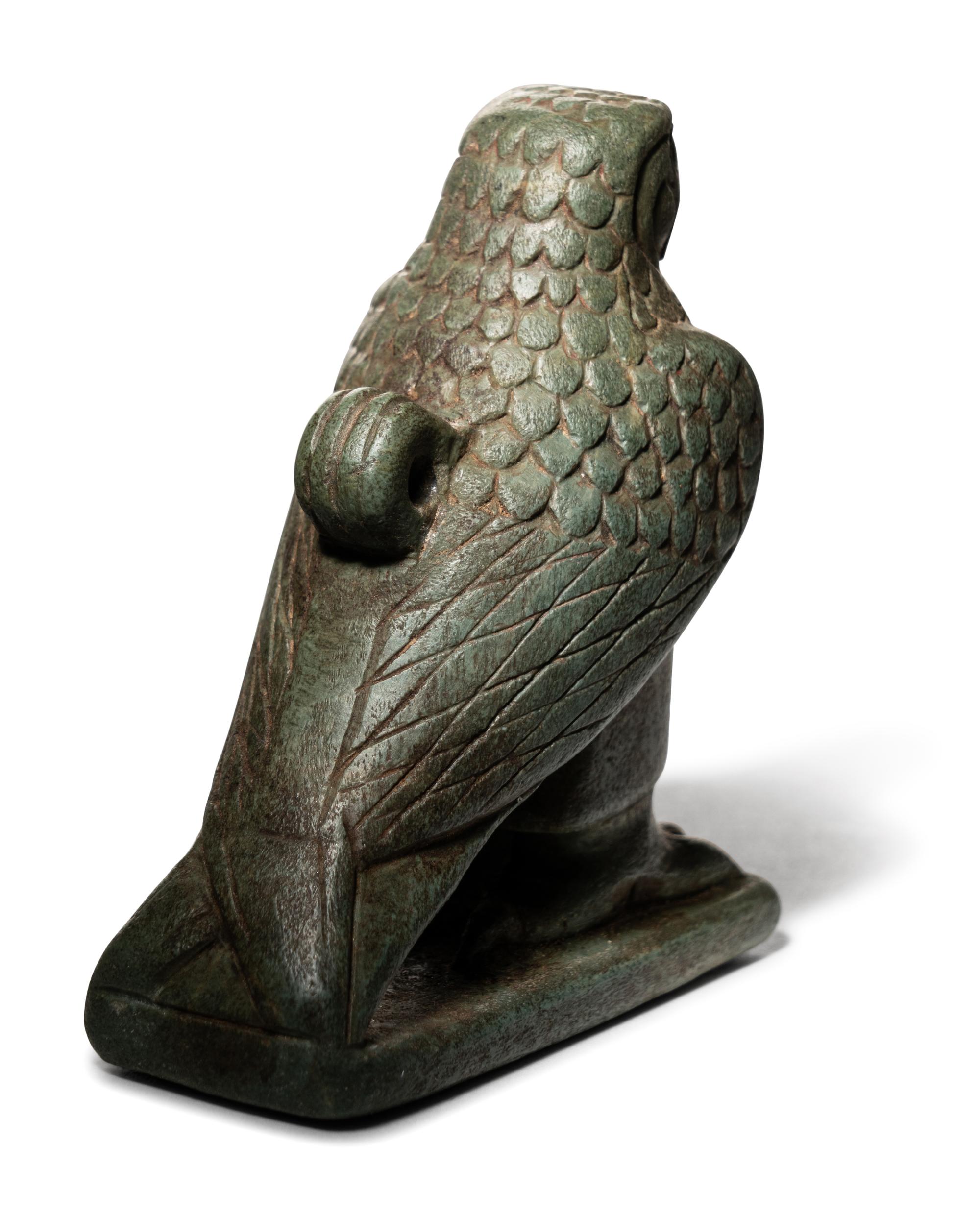 An Egyptian Feldspar Falcon