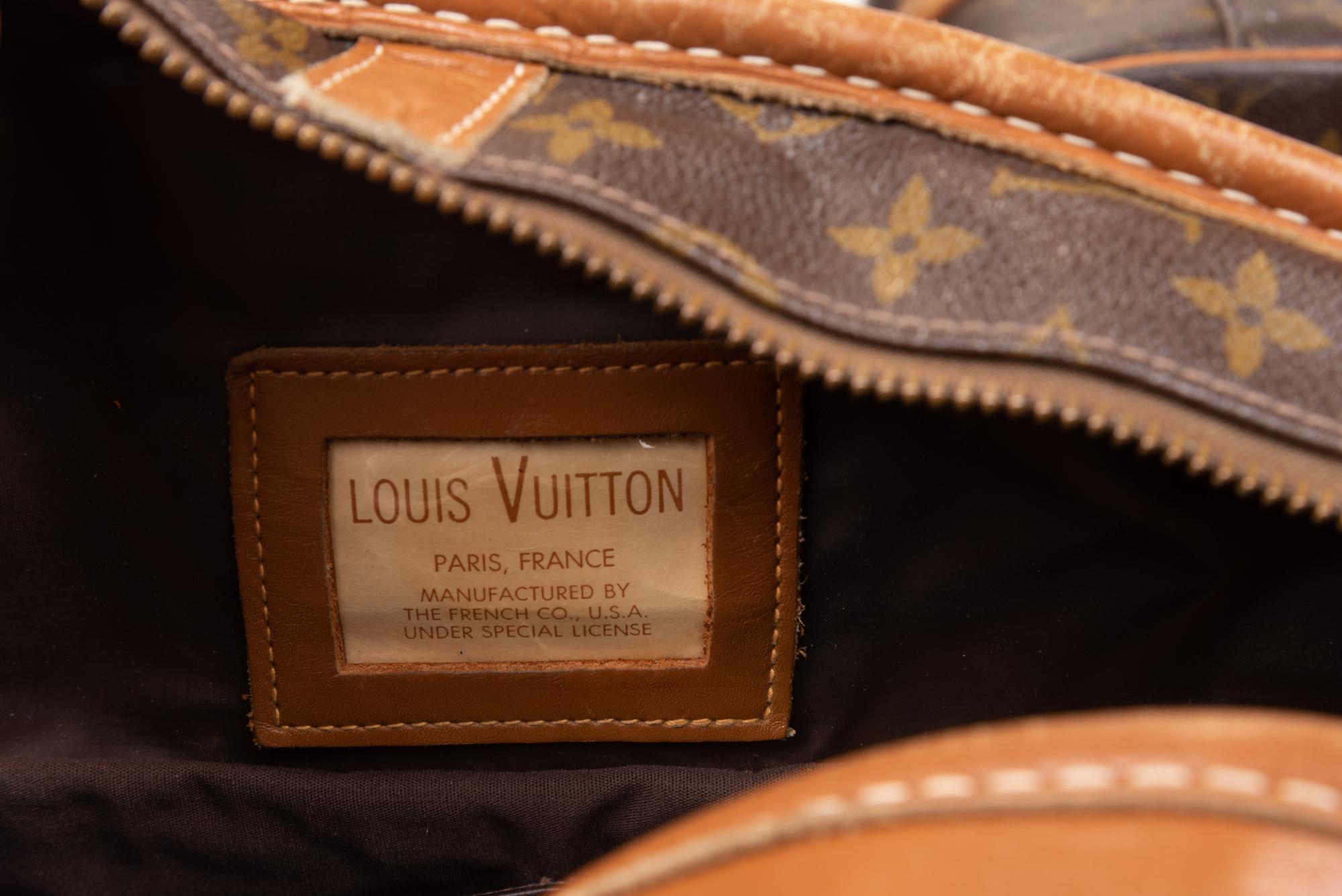 Four Louis Vuitton Luggage Pieces, 1970-80s