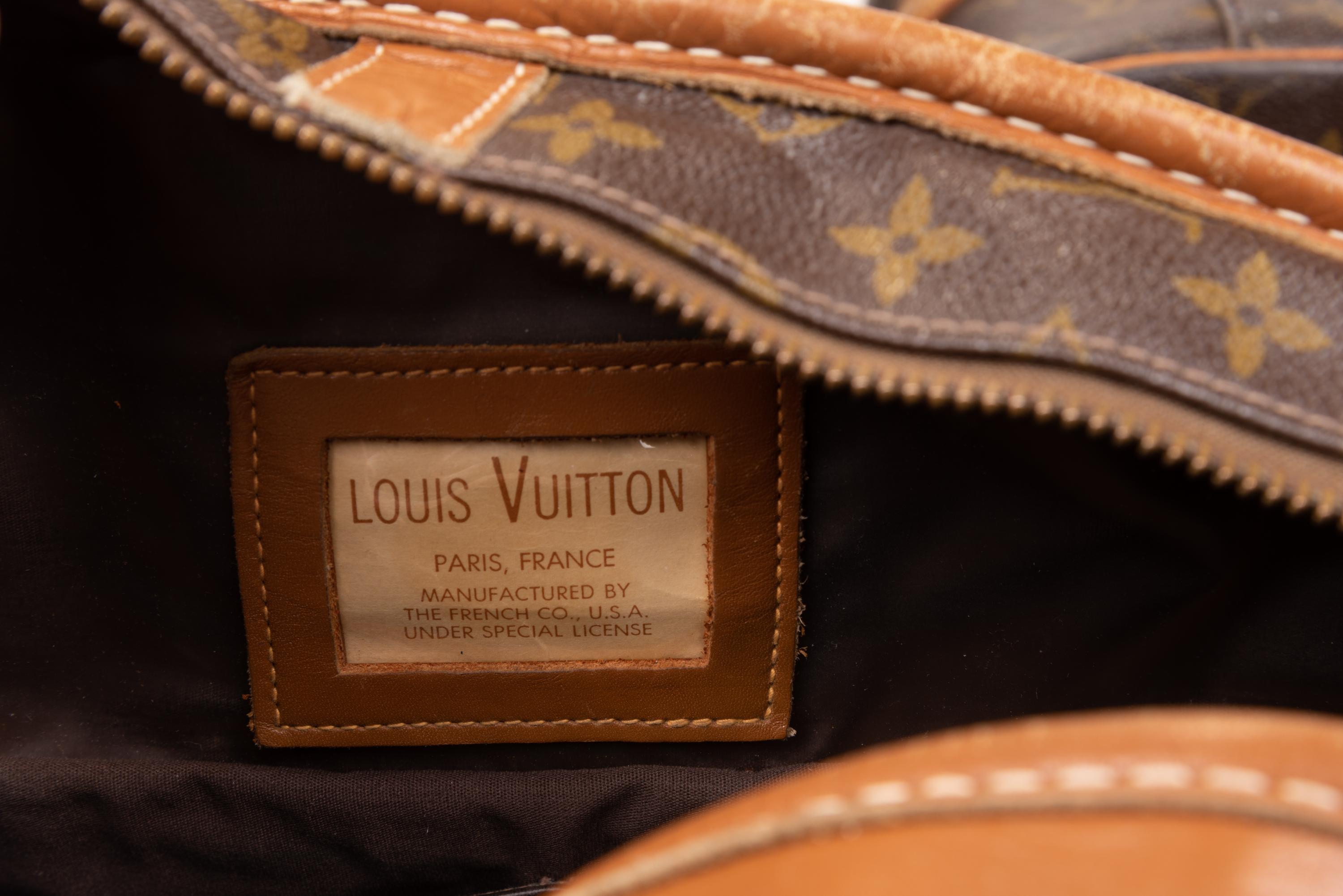 Four Louis Vuitton Luggage Pieces, 1970-80s