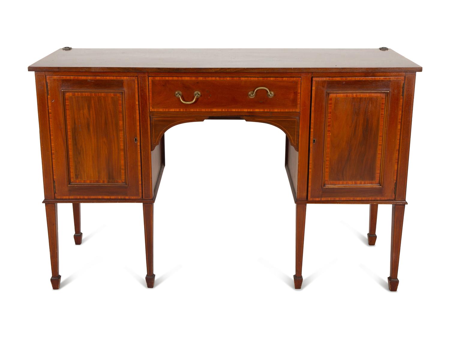 A George III Style Mahogany Side Board