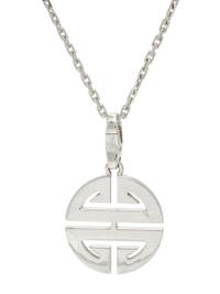 CARTIER, WHITE GOLD AND DIAMOND LONGEVITY 'SHOU' NECKLACE