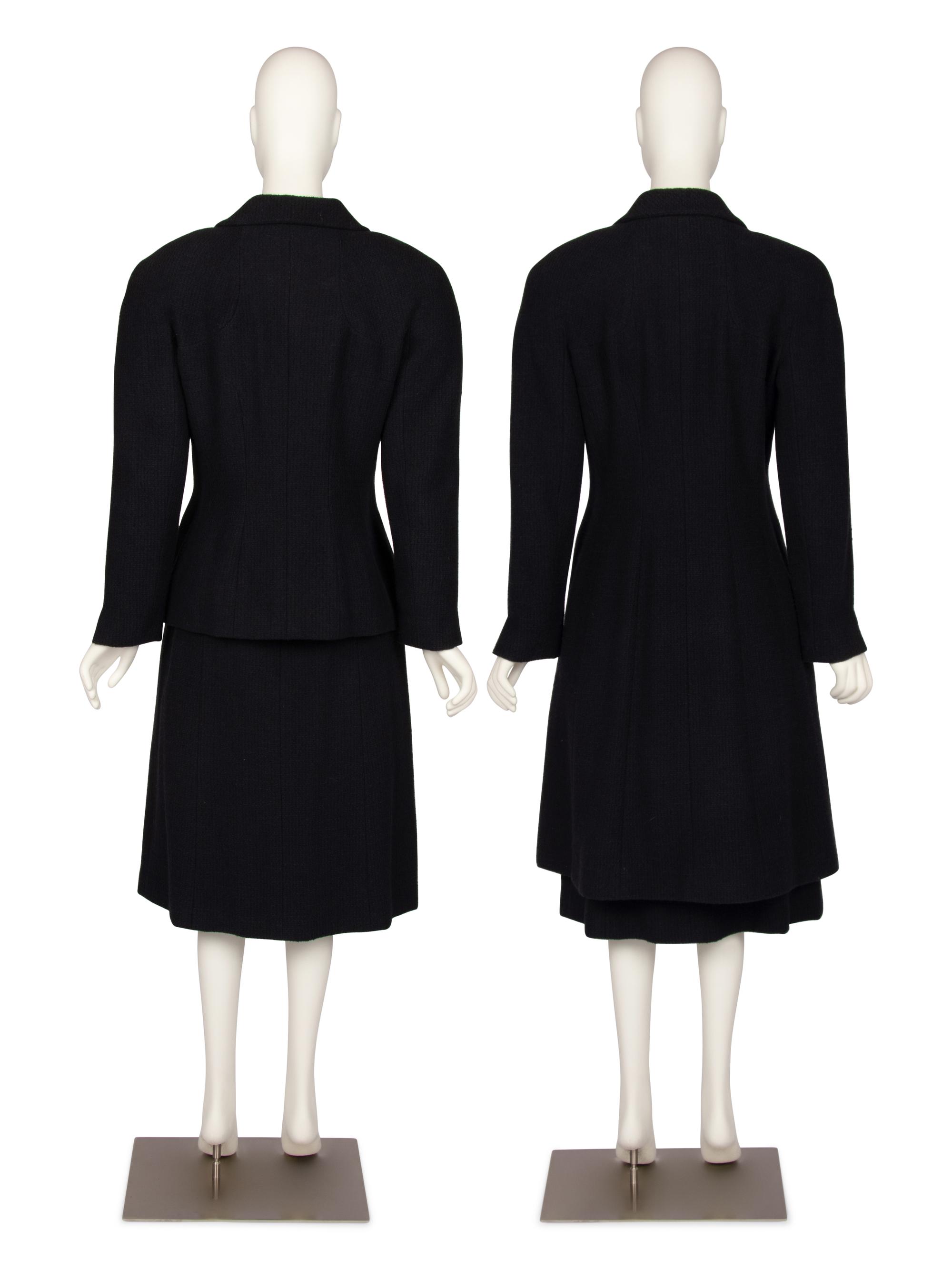 Three Chanel Items: Jacket, Coat, Skirt, 2000s
