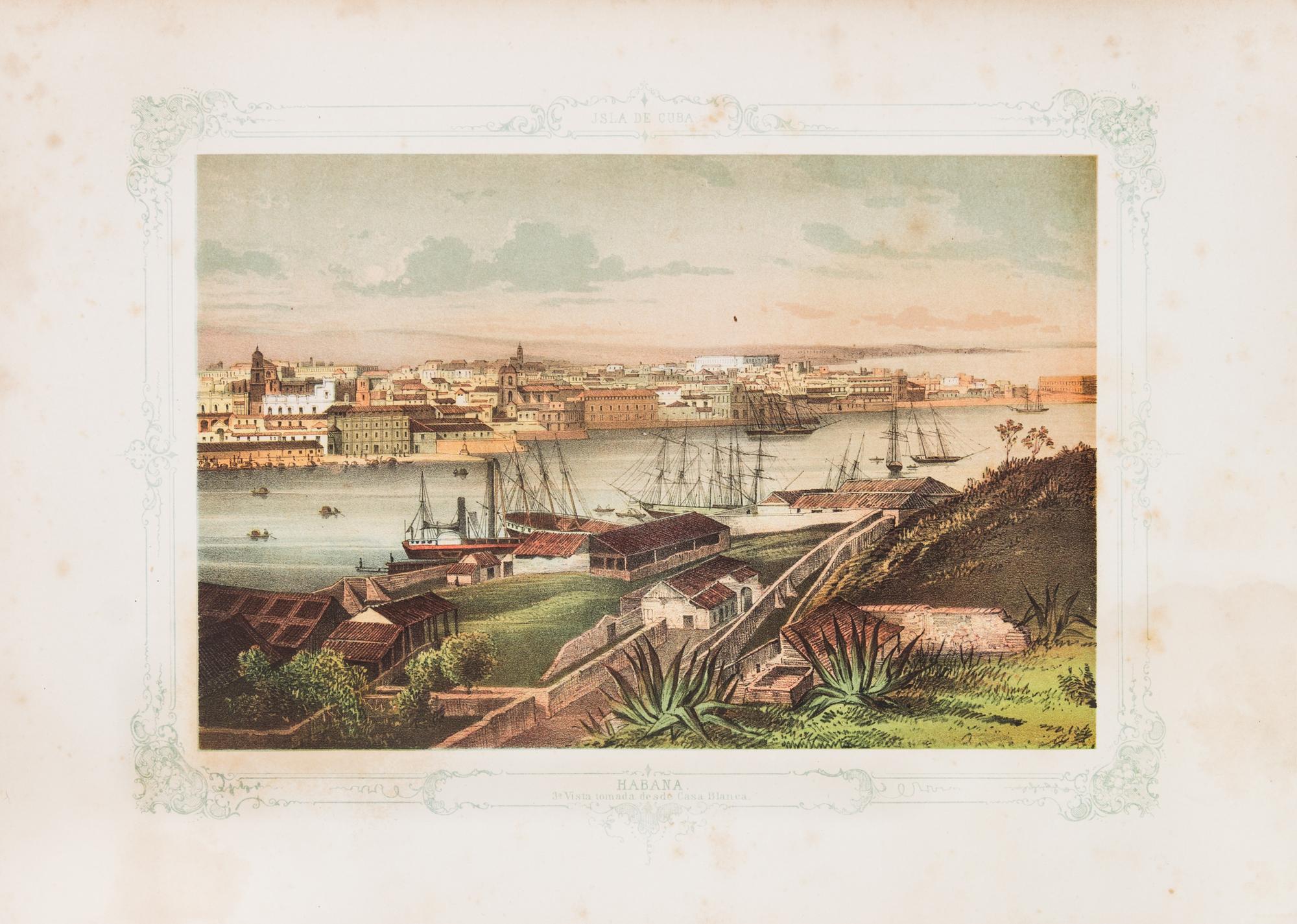 (CUBA) Album pintoresco de la isla de Cuba. Havana, c. 1850. Album pintoresco de la Isla de Cuba. [Havana, c. 1850]