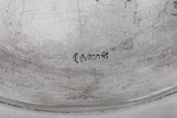 A Near Pair of German Silver Serving Platters
