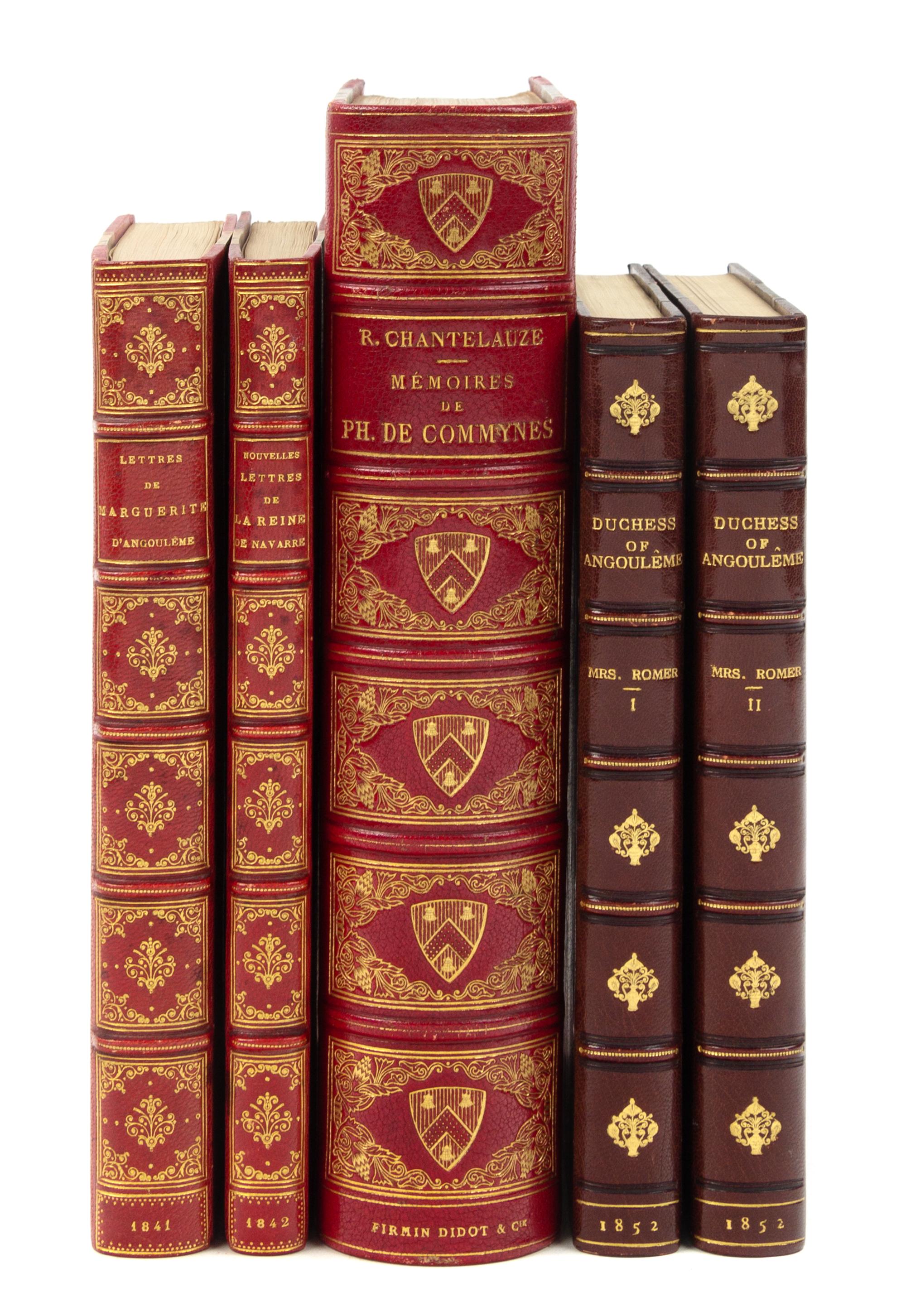 [BINDINGS]. A group of 3 works.