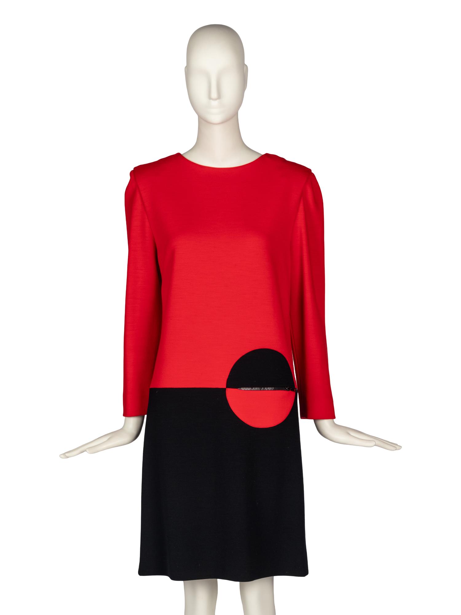 Pierre Cardin Haute Couture Knit Dress