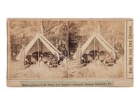 [CIVIL WAR]. Headquarters of Dr. Grant and Dwight, of French's Brigade, Yorktown, Va. [New York: E. & H.T. Anthony].