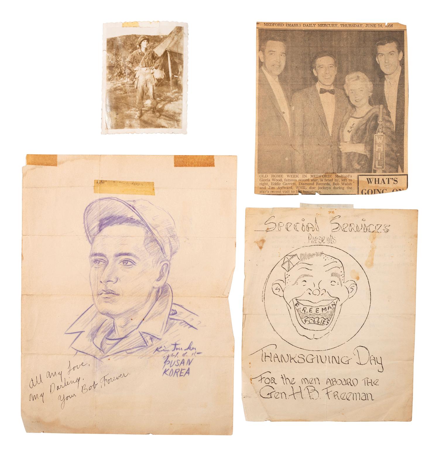 [KOREAN WAR]. "Too Far East" photograph and ephemera collection.
