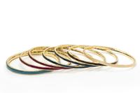 IPPOLITA, COLLECTION OF ENAMEL BANGLE BRACELETS