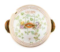 A Royal Copenhagen Flora Danica Porcelain Covered Tureen
