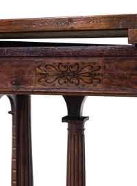 An Italian Walnut Extension Refectory Table