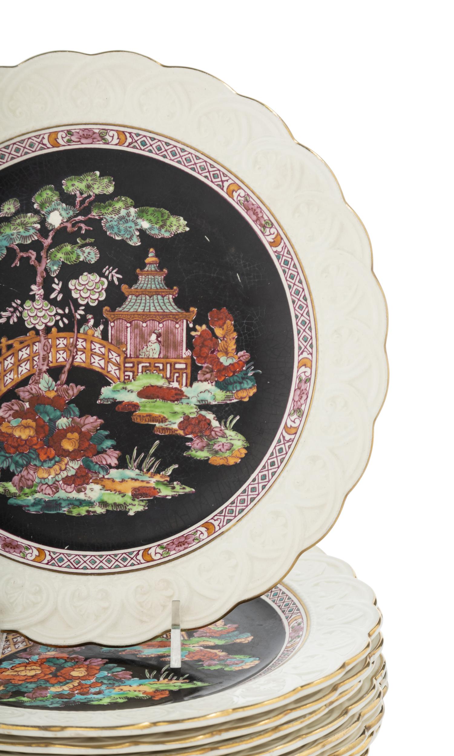 A Set of Nine Wedgwood Etruria Plates