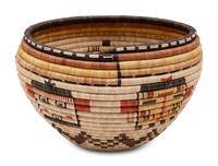 Hopi Second Mesa Polychrome Basket