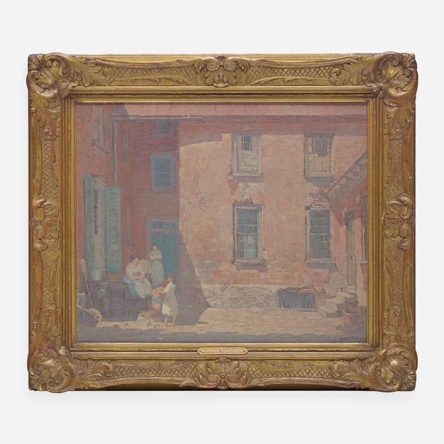 Robert Spencer (American, 1879–1931) Courtyard at Noon