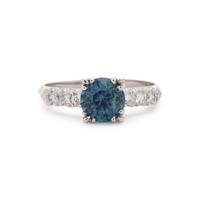 SAPPHIRE AND DIAMOND RING