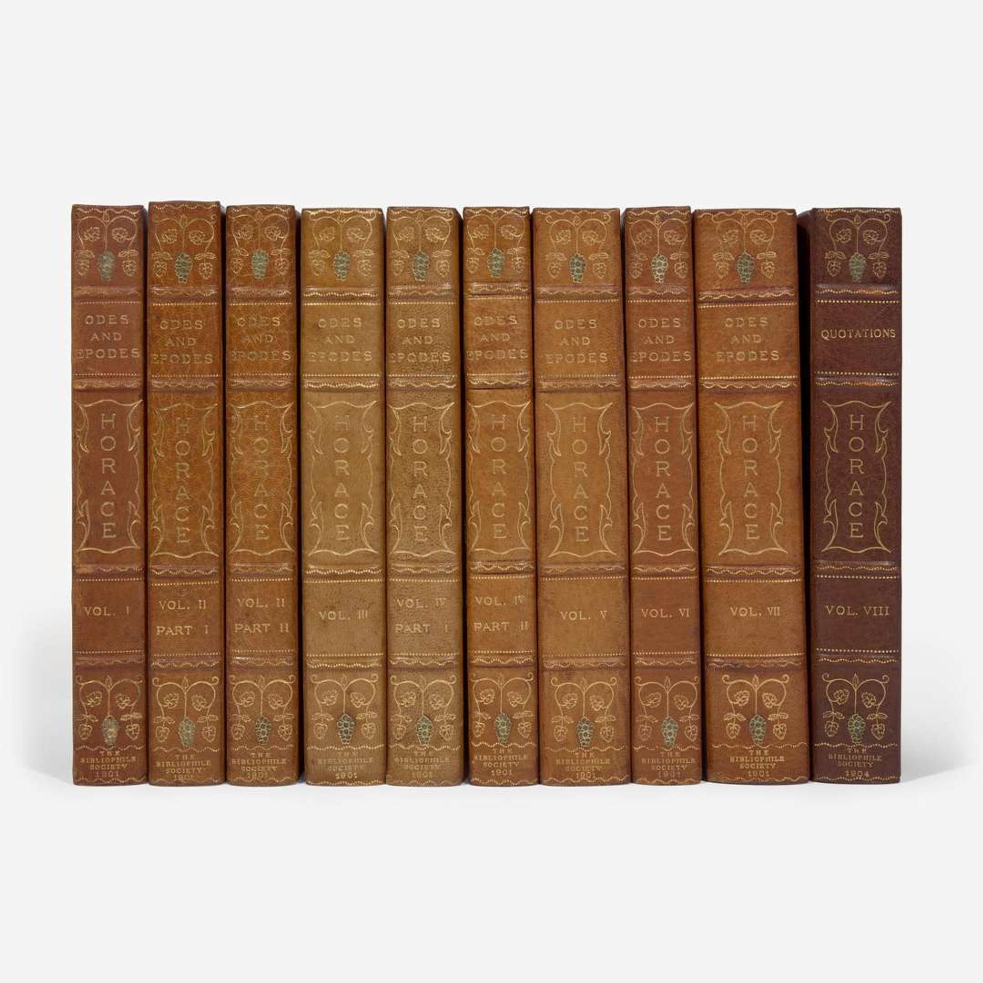 [Fine Bindings] Horace The Odes and Epodes of Horace