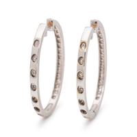 DIAMOND HOOP EARRINGS