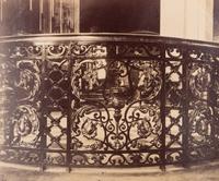 A group of four photographs ( Hôtel de Sully Charost, rue du Cherche-Midi 11 , 1904-1905; Hôtel de Fleury, rue des Saints-Pères 28 , 1905; 7 rue de l'Estrapade , 1905; Grille du chœr, èglise Saint Roch , 1912)