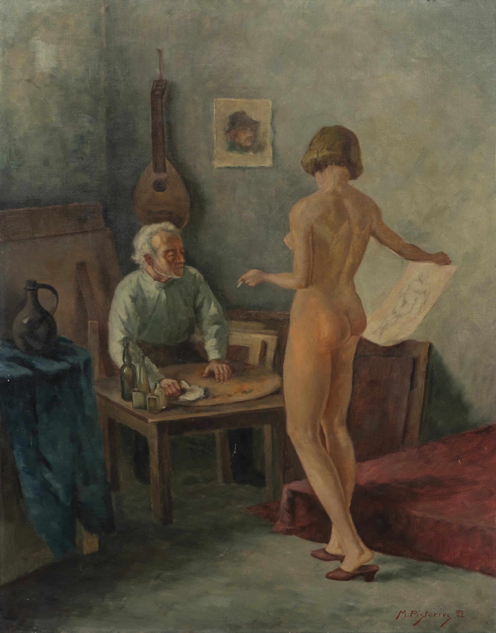 Nude Model in the Artist's Studio , 1932