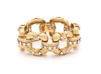 TIFFANY & CO., SCHLUMBERGER, YELLOW GOLD AND DIAMOND BRACELET