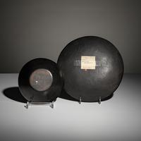 Maria Martinez (San Ildefonso, 1887-1980) — Blackware Pottery Plate, PLUS 1923-1925