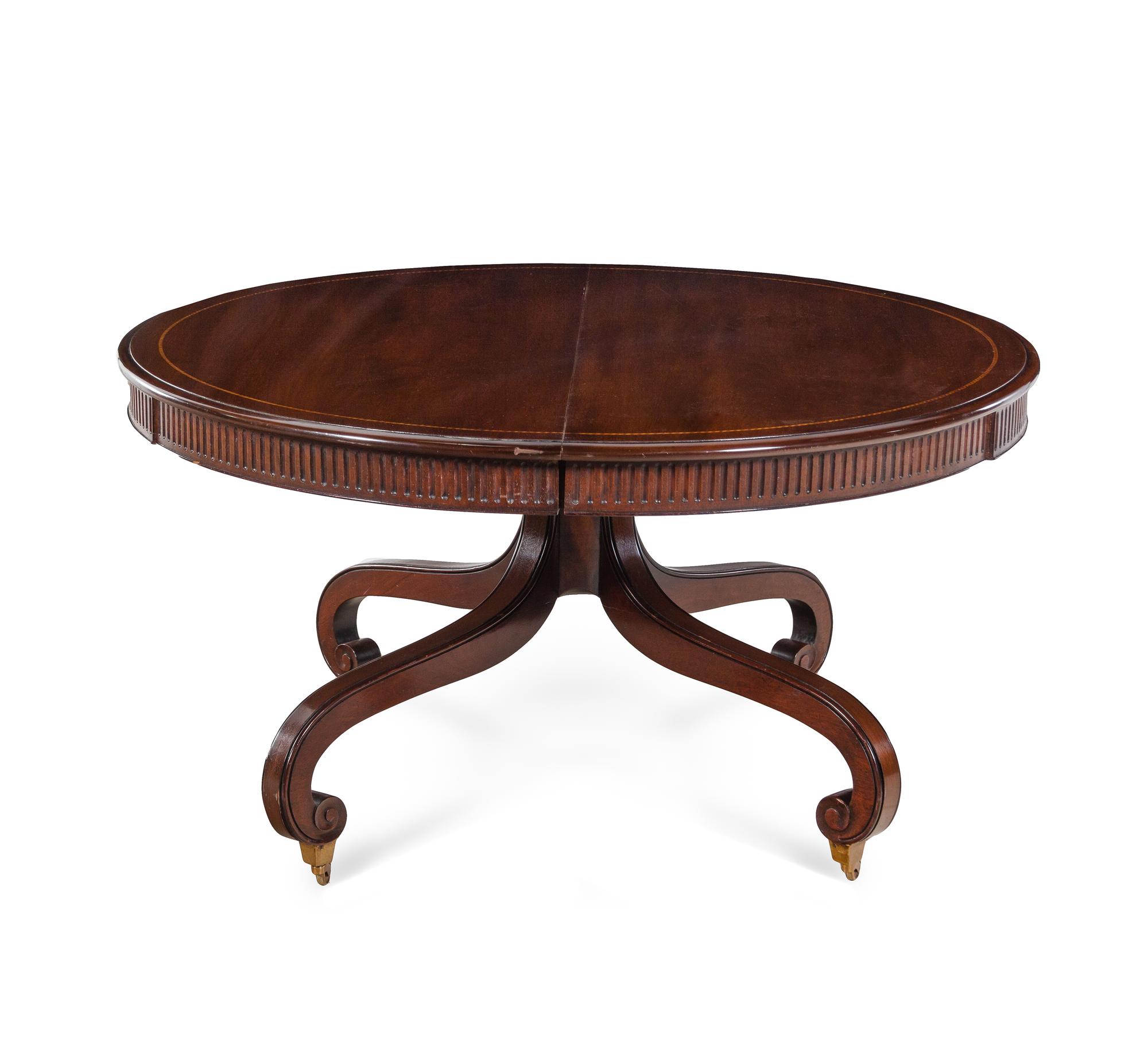 A Regency Style Mahogany Extension Dining Table