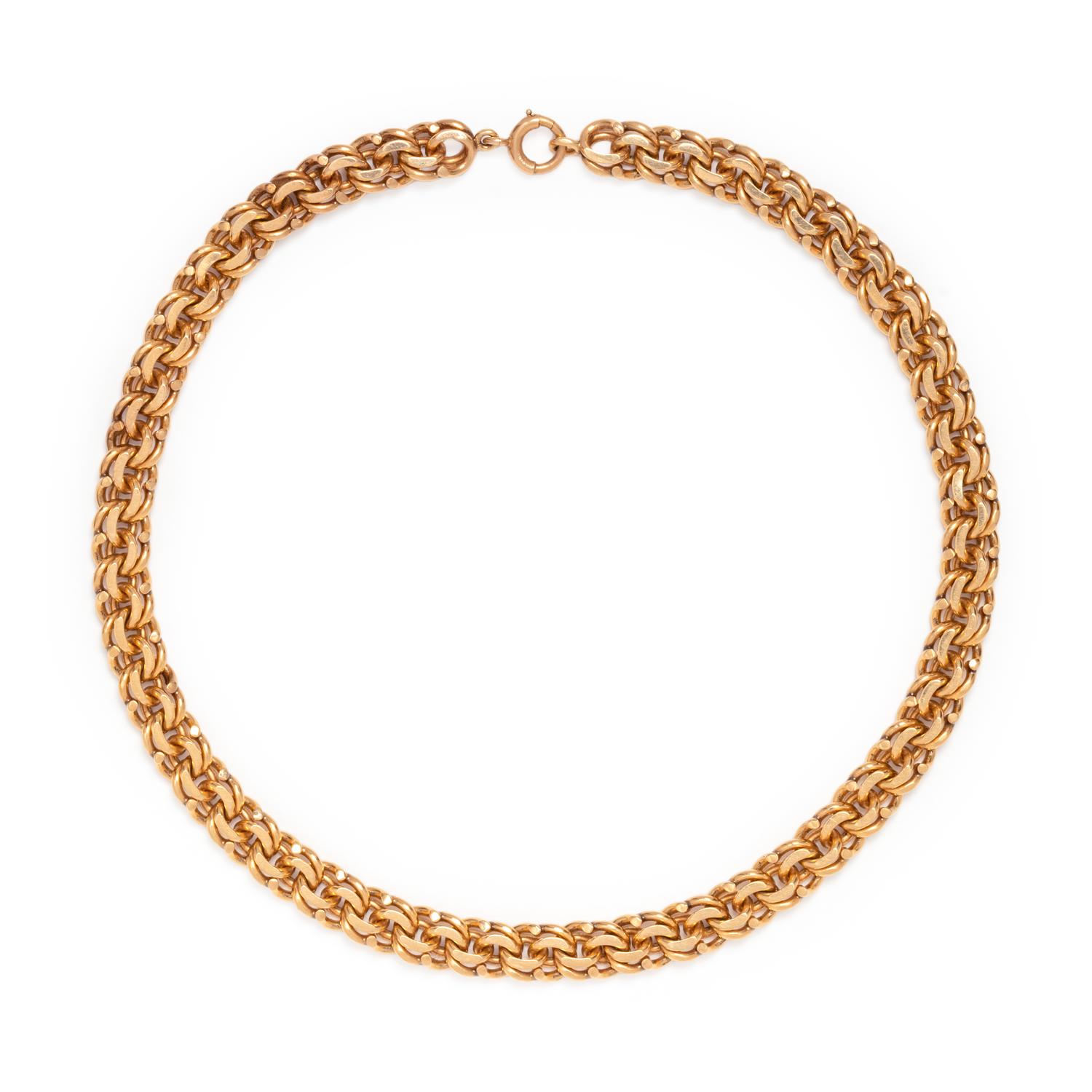 YELLOW GOLD NECKLACE