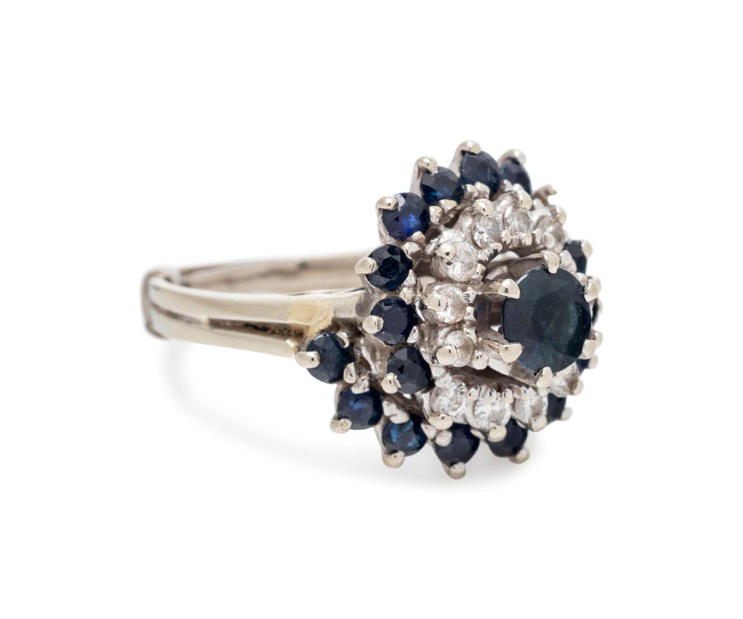SAPPHIRE AND DIAMOND RING