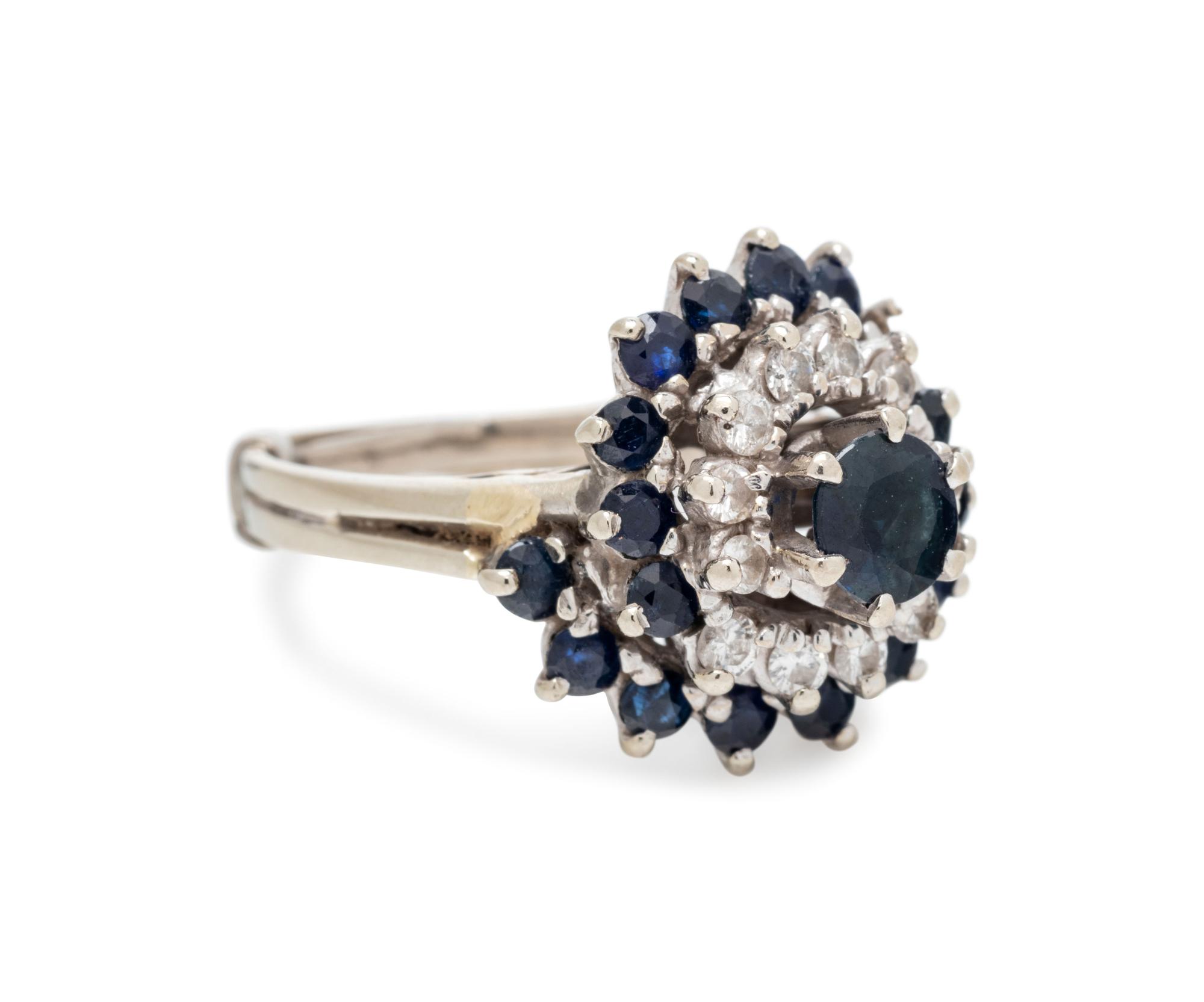 SAPPHIRE AND DIAMOND RING