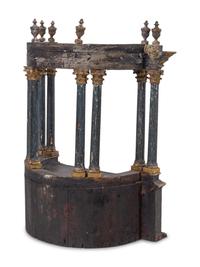 An Italian Painted Architectural Model