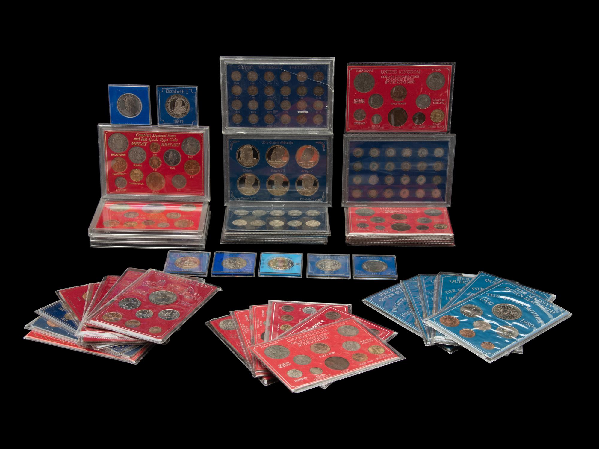 [GREAT BRITAIN] A Large Collection of Proof Sets, Mint Sets, Type Sets and Commemoraitve Coins