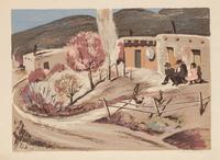 Four Works: Sunset - Santa Fe, edition 115/120; Neighbors , edition 51/100; Abiqui, New Mexico, edition 119/120; Old Pine Tree , edition 101/150