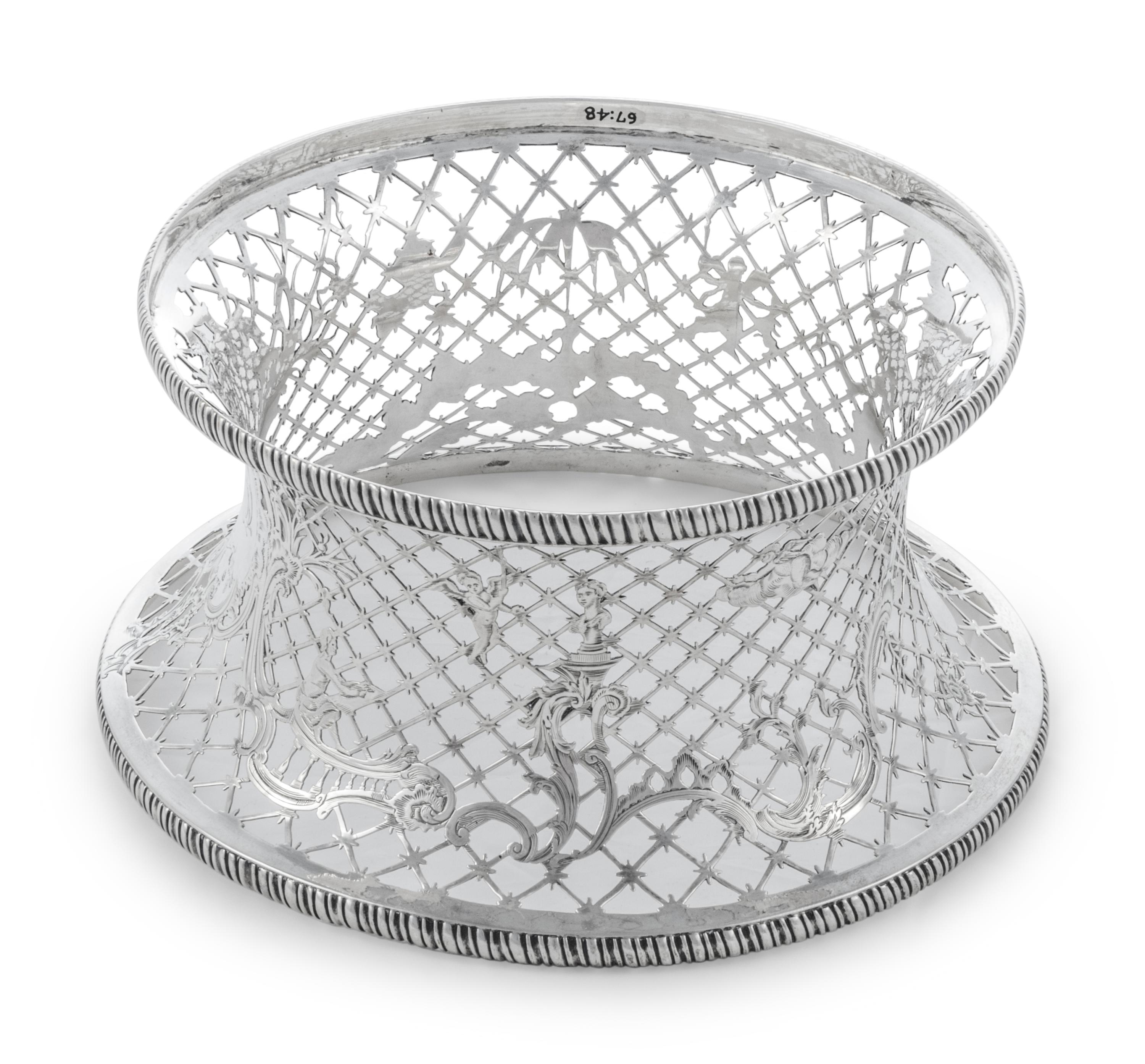 An Irish George III Silver Dish Ring