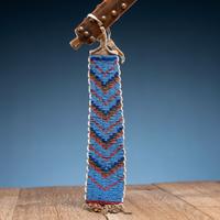 Plains Pipe Tomahawk, Decorated with Tacks and Beaded Drop