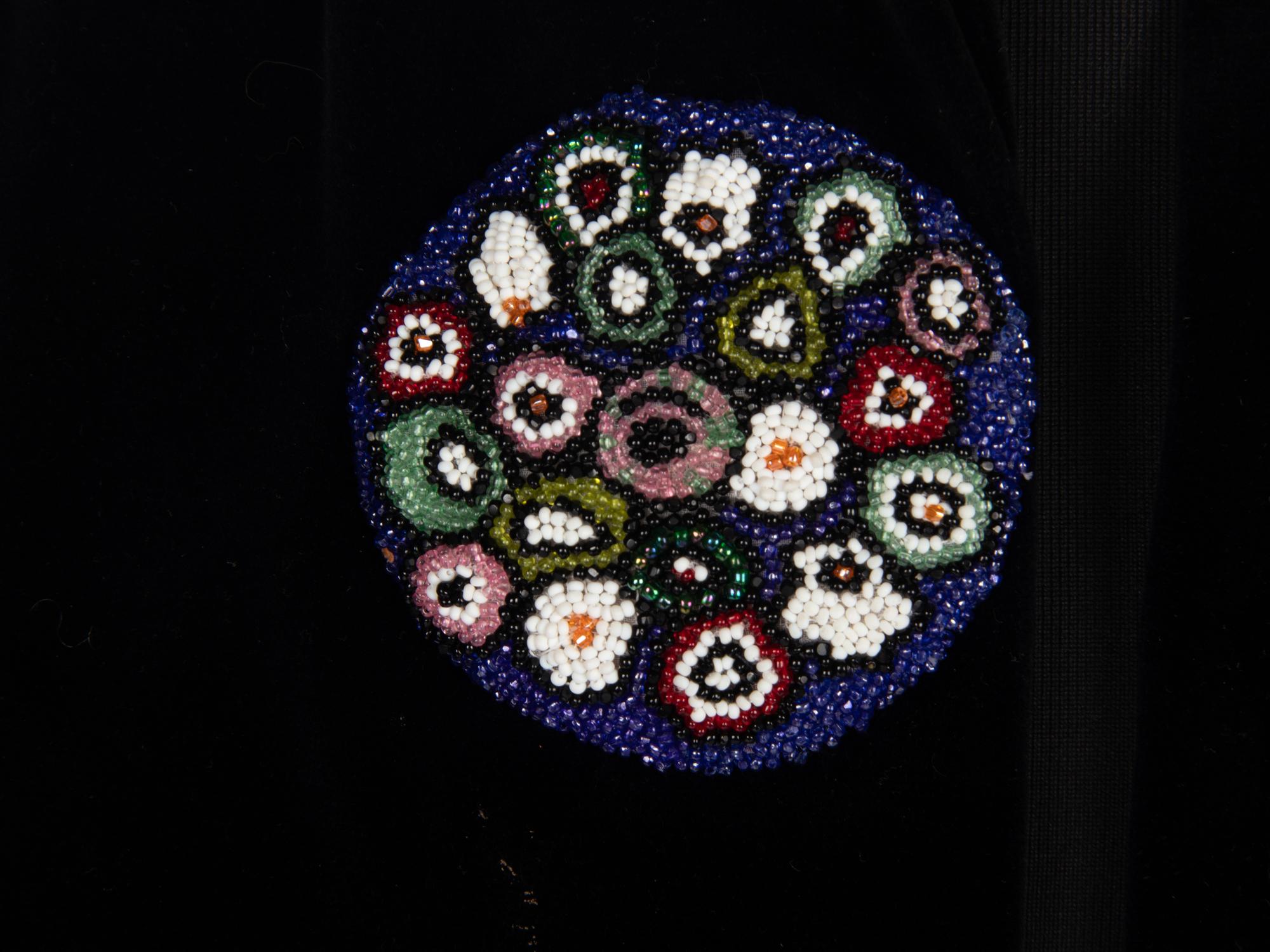 Chanel Velvet Jacket with Lesage Embroidery, 1990