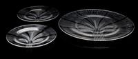 Three Lalique Plates Diameter of largest 12 1/2 inches. — SECOND HALF 20TH CENTURY