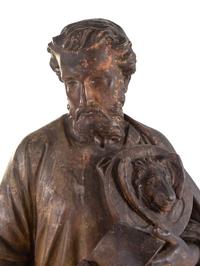 An Italian Terra Cotta Figure of Saint Francis
