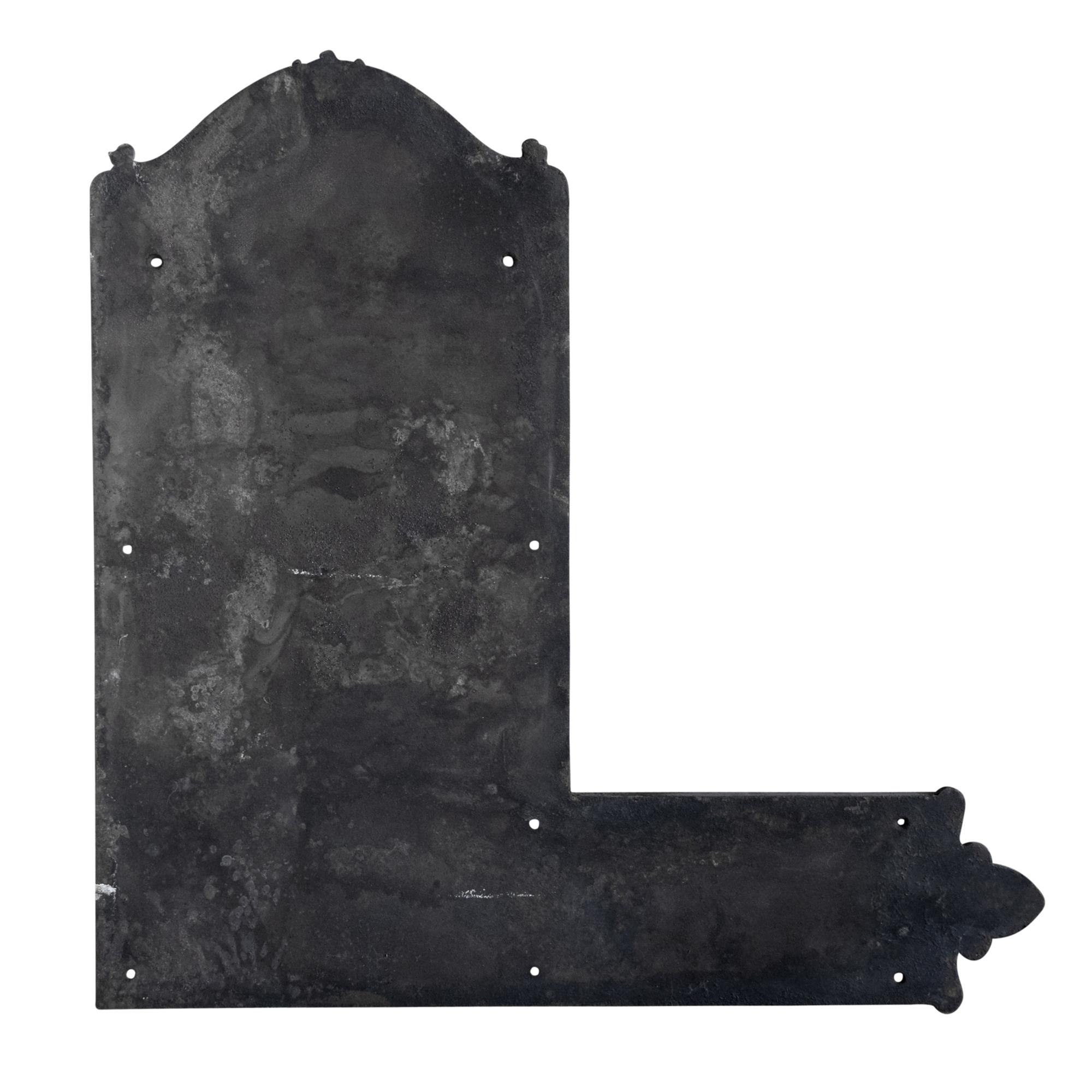 A Cast Iron Decorative Door Plate 18" W x .5" D x 18" H — United States, 19th Century