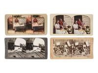 [AFRICAN AMERICANA] -- [EARLY PHOTOGRAPHY]. A group of 45 stereoviews of African American subjects, including: