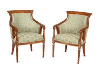A Set of Four Directoire Style Armchairs